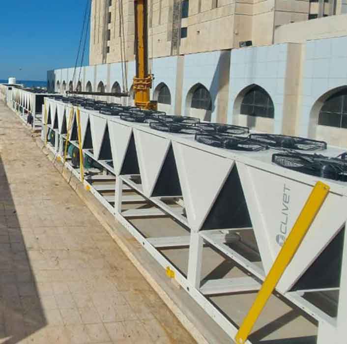 SCREWLine4 Clivet chillers installed at Tripoli Tower